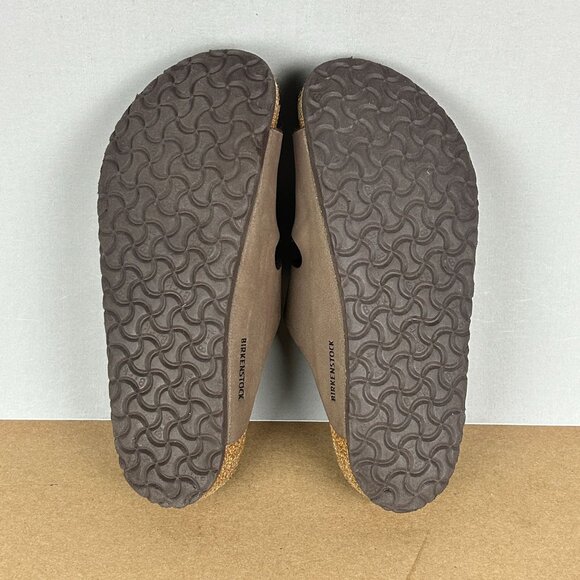 Birkenstock Arizona Two Strap Leather Sandals Kids 2 Brown Slide Casual Comfort - Picture 7 of 9